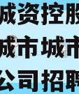 邹城市城资控股债权资产（邹城市城市资产经营有限公司招聘）