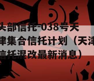头部信托-038号天津集合信托计划（天津信托混改最新消息）