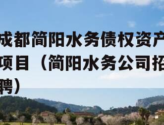 成都简阳水务债权资产项目（简阳水务公司招聘）
