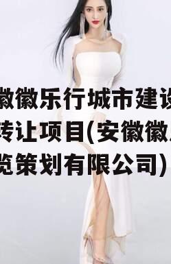 安徽徽乐行城市建设债权转让项目(安徽徽乐展览策划有限公司)