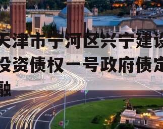 天津市宁河区兴宁建设投资债权一号政府债定融