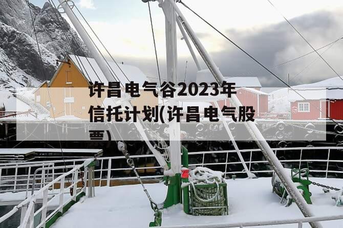 许昌电气谷2023年信托计划(许昌电气股票)