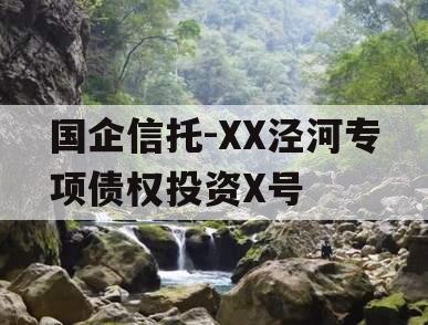 国企信托-XX泾河专项债权投资X号