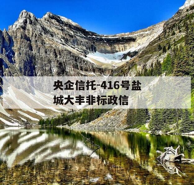 央企信托-416号盐城大丰非标政信