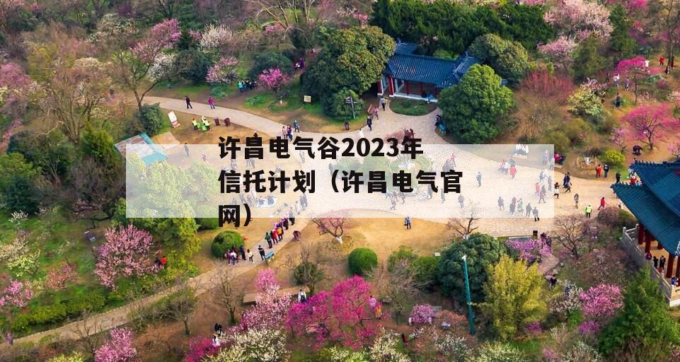 许昌电气谷2023年信托计划（许昌电气官网）