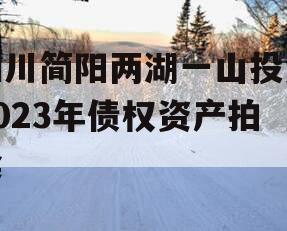 四川简阳两湖一山投资2023年债权资产拍卖