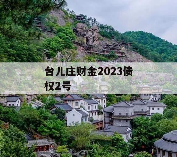 台儿庄财金2023债权2号
