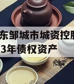 山东邹城市城资控股2023年债权资产