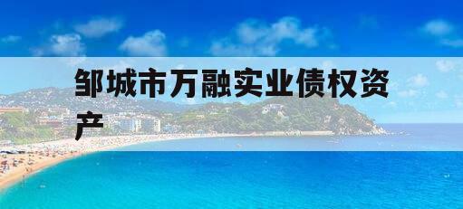 邹城市万融实业债权资产