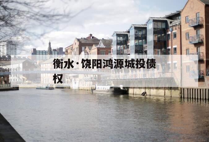 衡水·饶阳鸿源城投债权