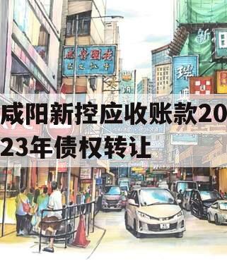 咸阳新控应收账款2023年债权转让