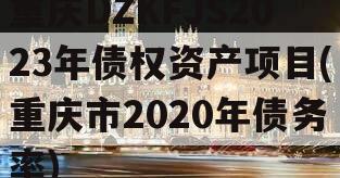 重庆DZKFJS2023年债权资产项目(重庆市2020年债务率)