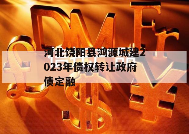 河北饶阳县鸿源城建2023年债权转让政府债定融