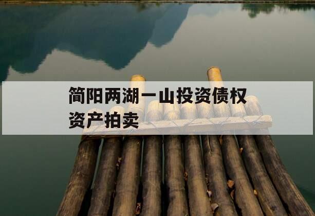 简阳两湖一山投资债权资产拍卖