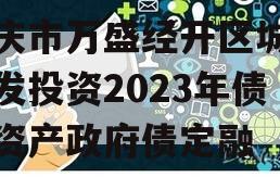 重庆市万盛经开区城市开发投资2023年债权资产政府债定融