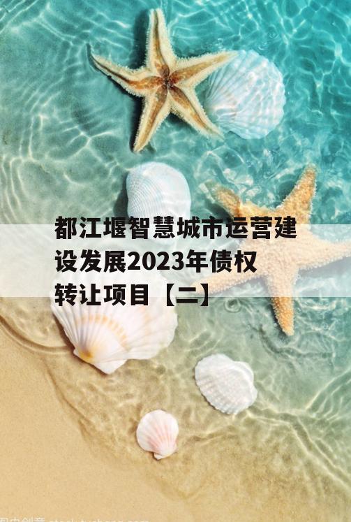 都江堰智慧城市运营建设发展2023年债权转让项目【二】
