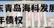 山东青岛海科发展2023年债权