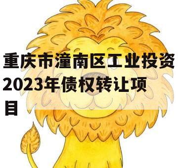 重庆市潼南区工业投资2023年债权转让项目