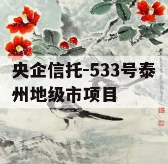 央企信托-533号泰州地级市项目