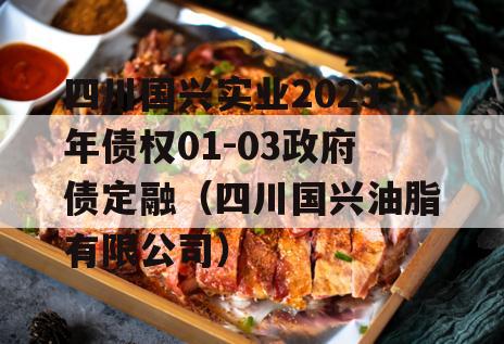 四川国兴实业2023年债权01-03政府债定融（四川国兴油脂有限公司）