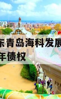 山东青岛海科发展2023年债权