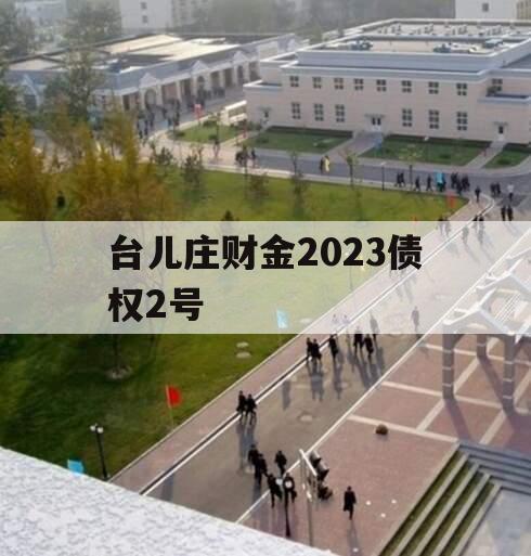台儿庄财金2023债权2号