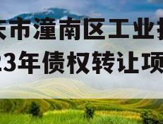 重庆市潼南区工业投资2023年债权转让项目