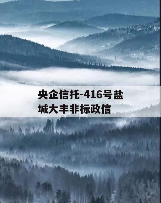 央企信托-416号盐城大丰非标政信