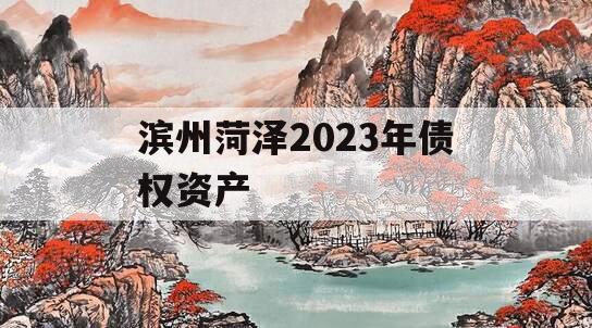 滨州菏泽2023年债权资产