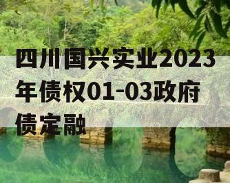 四川国兴实业2023年债权01-03政府债定融