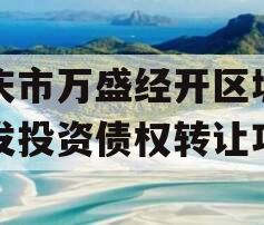 重庆市万盛经开区城市开发投资债权转让项目