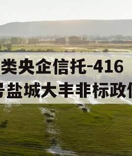 A类央企信托-416号盐城大丰非标政信