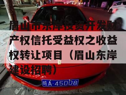 眉山市东岸投资开发财产权信托受益权之收益权转让项目（眉山东岸建设招聘）