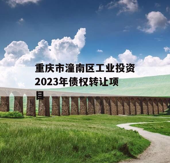重庆市潼南区工业投资2023年债权转让项目