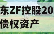 山东ZF控股2023年债权资产