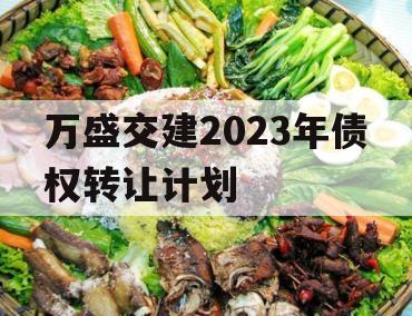 万盛交建2023年债权转让计划