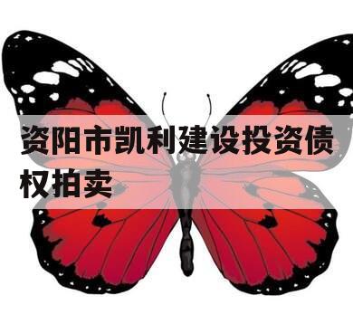 资阳市凯利建设投资债权拍卖