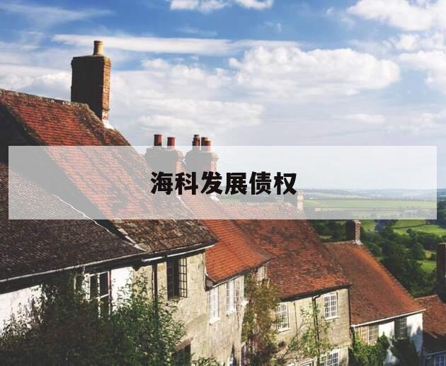 海科发展债权