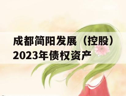 成都简阳发展（控股）2023年债权资产