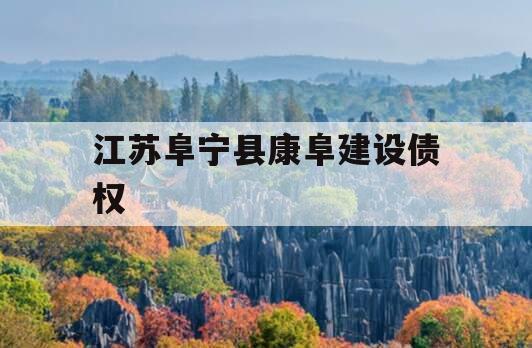 江苏阜宁县康阜建设债权