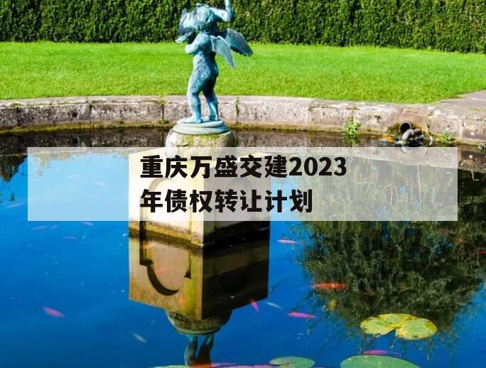重庆万盛交建2023年债权转让计划