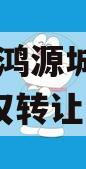 饶阳县鸿源城建2023年债权转让