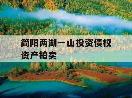 简阳两湖一山投资债权资产拍卖