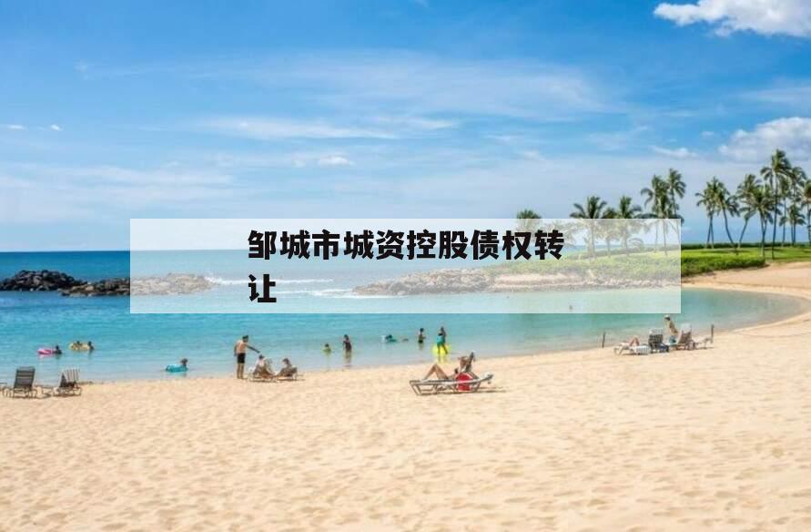 邹城市城资控股债权转让