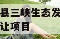 奉节县三峡生态发展债权转让项目