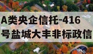 A类央企信托-416号盐城大丰非标政信