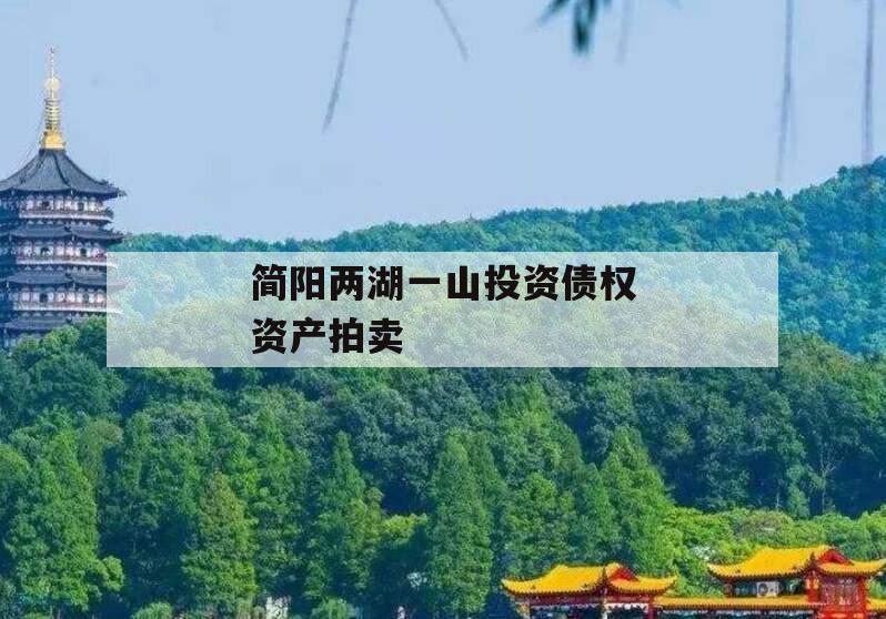 简阳两湖一山投资债权资产拍卖