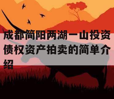 成都简阳两湖一山投资债权资产拍卖的简单介绍