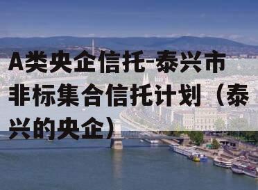 A类央企信托-泰兴市非标集合信托计划（泰兴的央企）