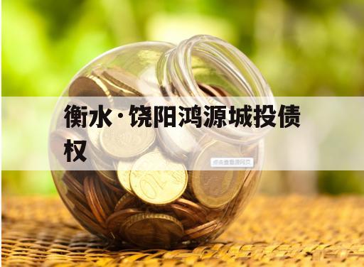 衡水·饶阳鸿源城投债权